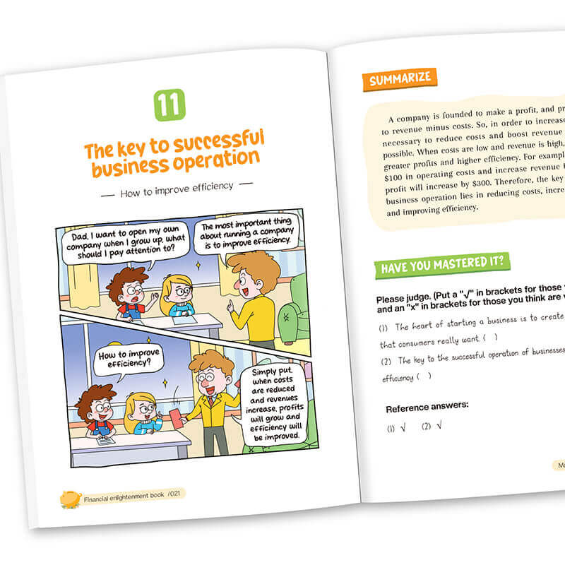 【TIKBOOKS】Financial Smarts in Comics: Give Your Child Lifelong Money Skills
