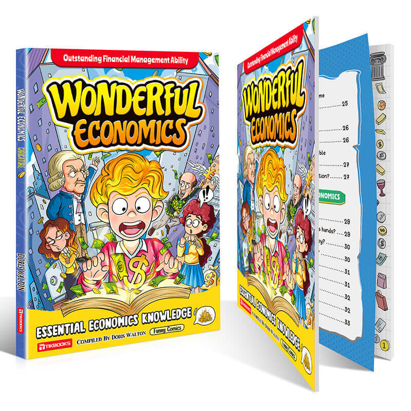 【TIKBOOKS】 Economics in Comics: Teach Kids to Earn, Manage,  and Thrive— A 10‑Year Head Start for Their Future!