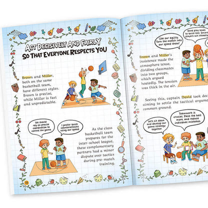 【TIKBOOKS】 Comic Children's Leadership Cultivates and stimulates children's communication and comprehension skills to guide children