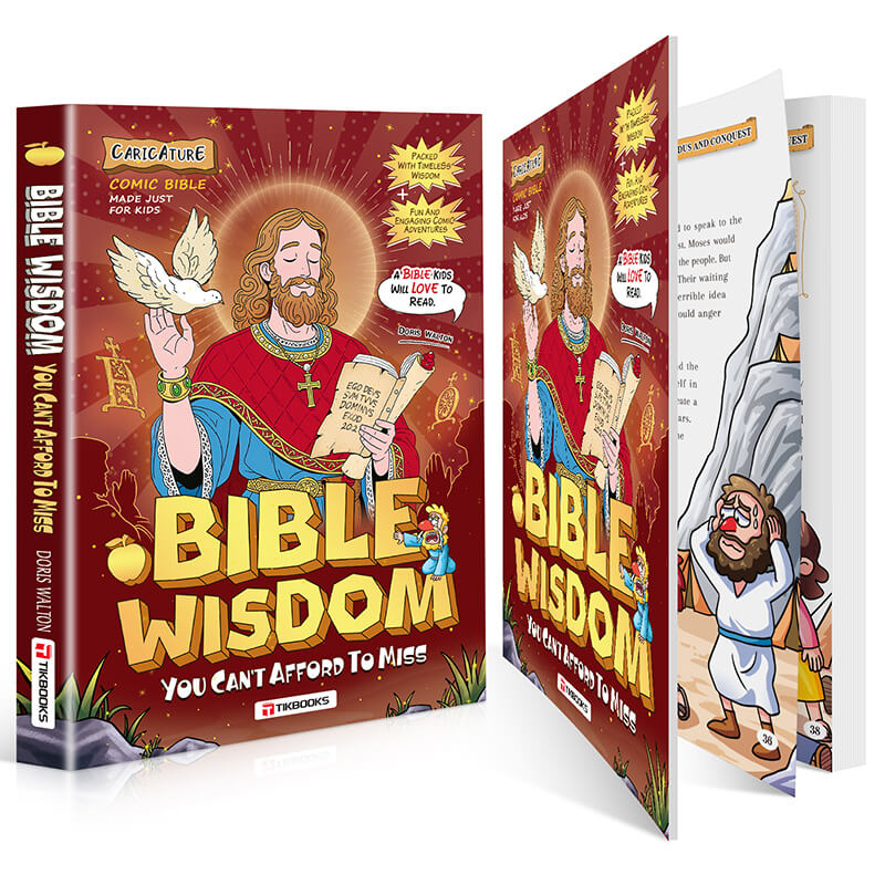 【TIKBOOKS】Bible Stories in Comics: Timeless Wisdom for Young Hearts and Minds