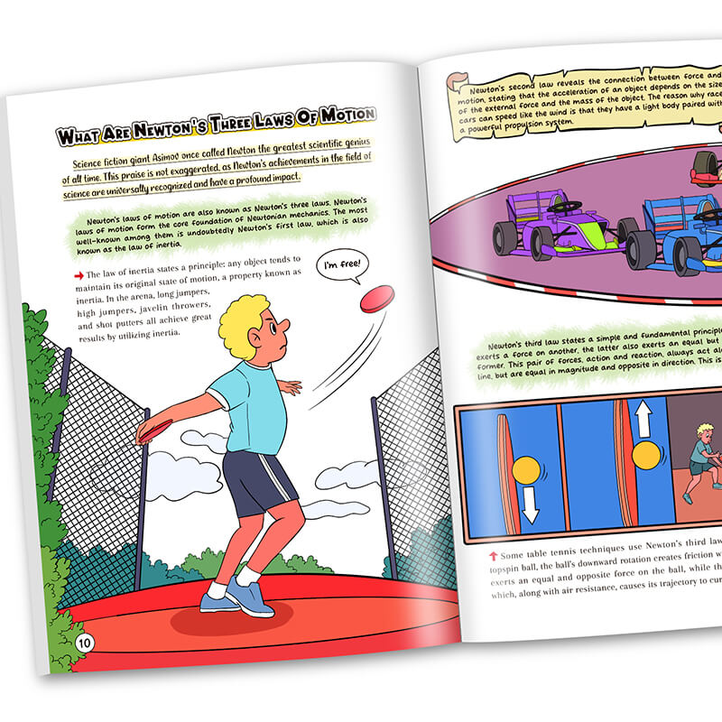 【TIKBOOKS】comic form to teach mathematics, physics, and chemistry knowledge, designed to stimulate children's interest in learning